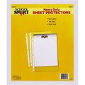 School Smart School Smart 084904 Non-Glare Reinforced Sheet Protector; Pack Of 50 84904